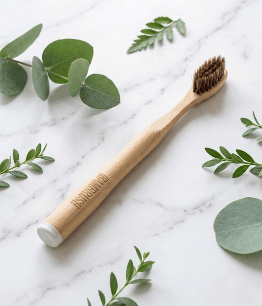 Horse Bristle & Bamboo Toothbrush (4 Pack) - BAMBRUSH