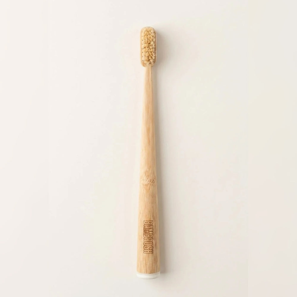 Boar Bristle & Bamboo Toothbrush (4 Pack) - BAMBRUSH