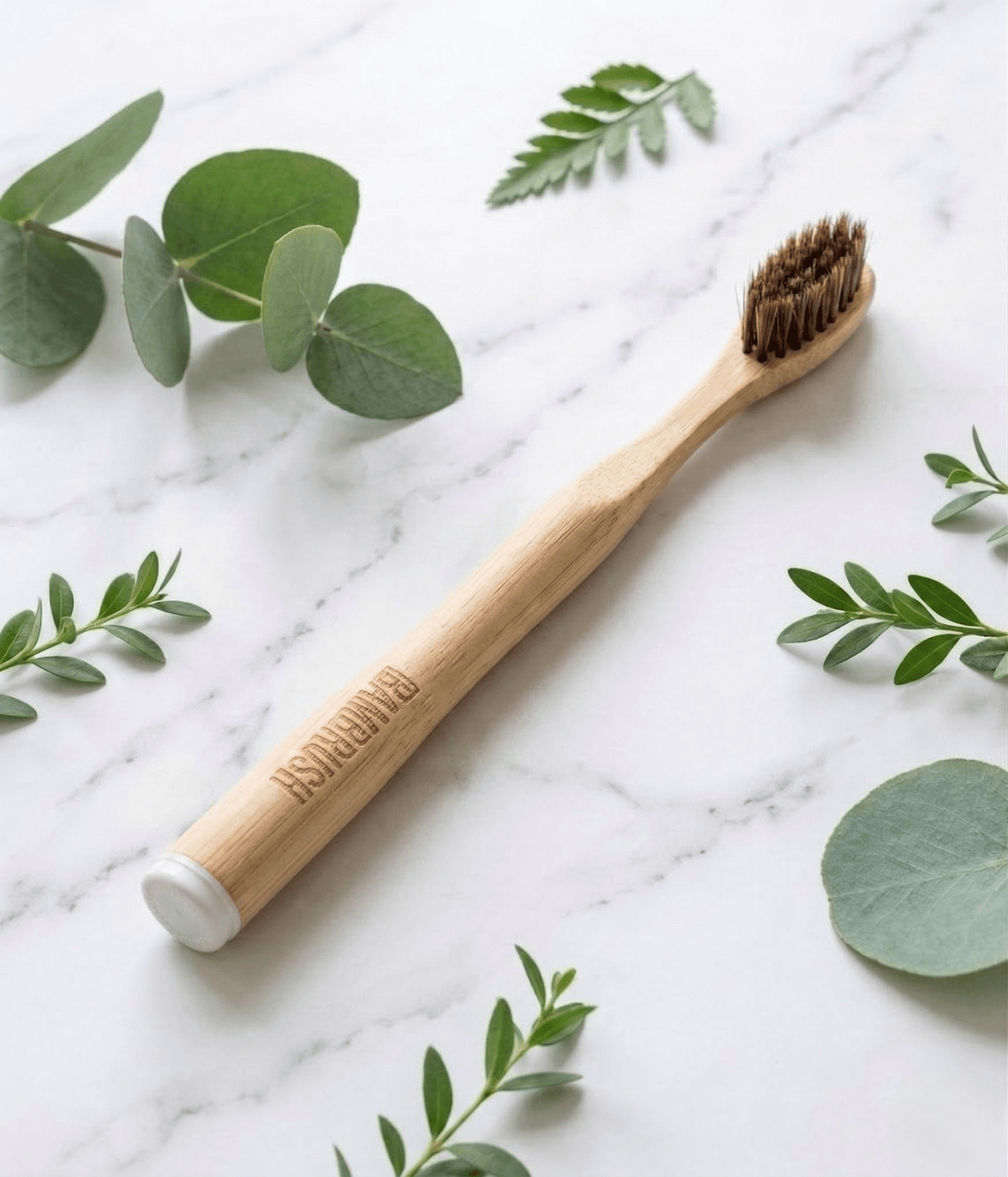Horse Bristle & Bamboo Toothbrush (4 Pack) - BAMBRUSH