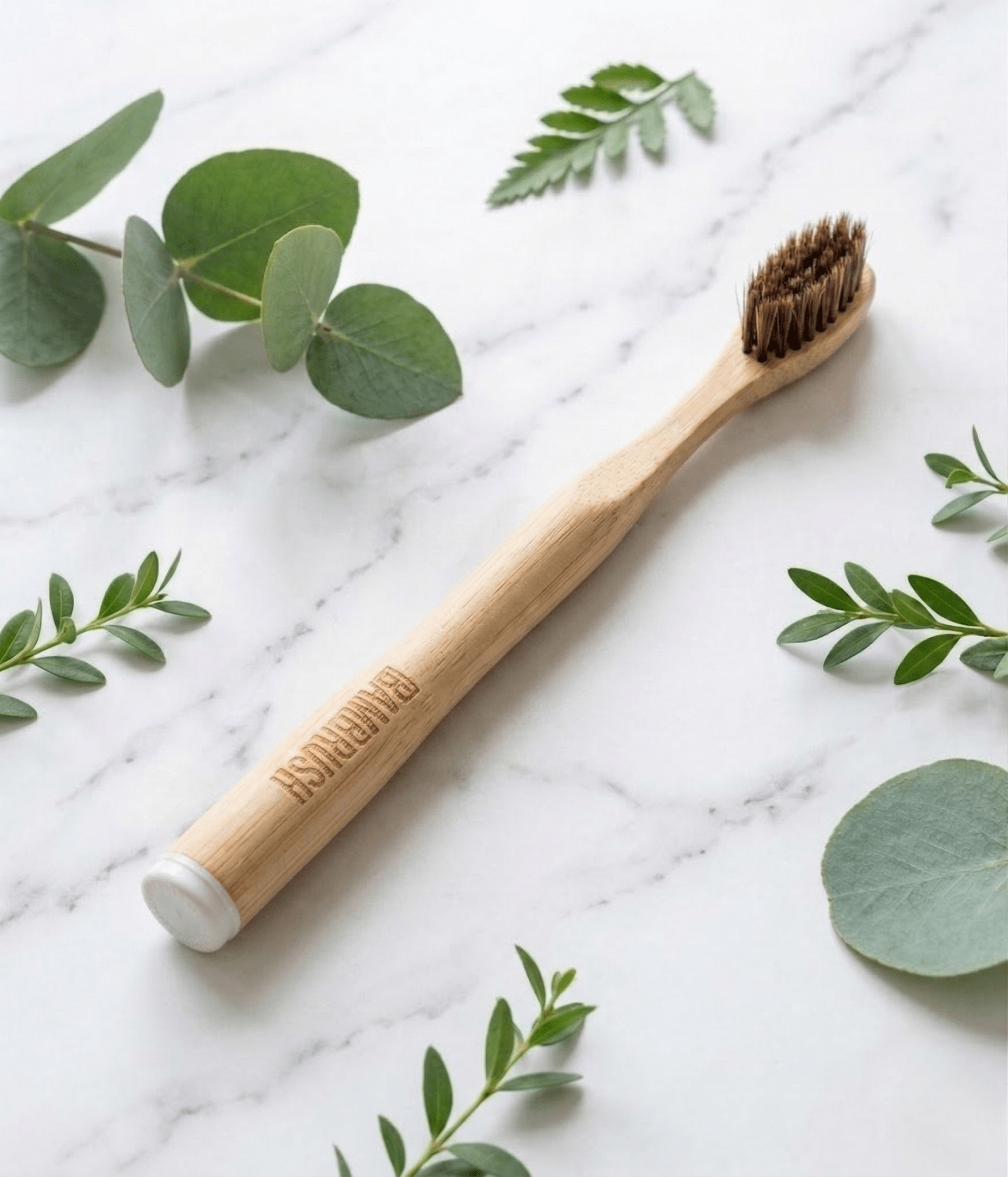 Horse Bristle & Bamboo Toothbrush (4 Pack) - BAMBRUSH