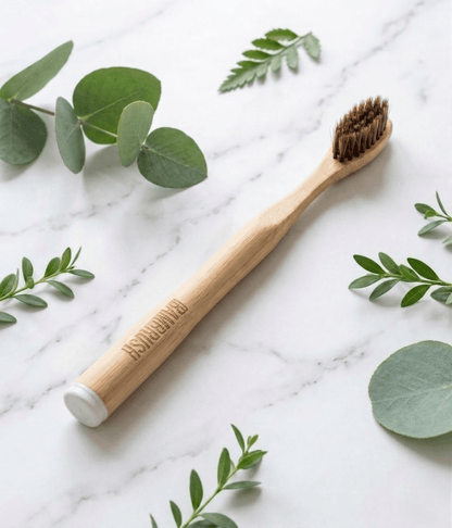 Horse Bristle & Bamboo Toothbrush (4 Pack) - BAMBRUSH