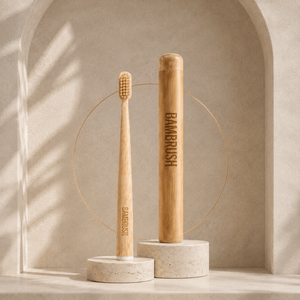 Boar Bristle & Bamboo Toothbrush (4 Pack) - BAMBRUSH