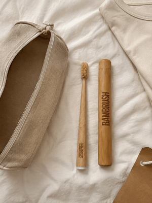Toothbrush Travel Case Bamboo - BAMBRUSH